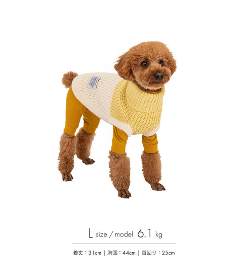 MANDARINE BROTHERS バイカラーニット/BICOLOR KNIT